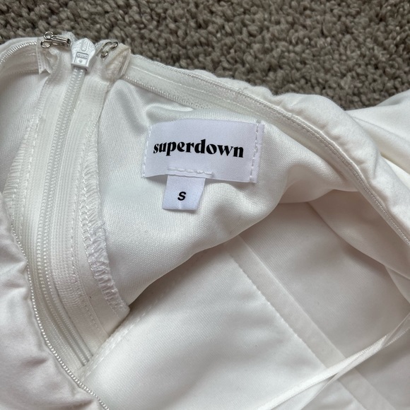 white superdown dress strapless size small - Picture 2 of 3